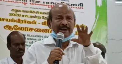 கனிமொழி  துரைமுருகன் ஆதரவாளர்களின் உட்கட்சி சண்டையால் திமுக அழியும்    பொன்னையன்